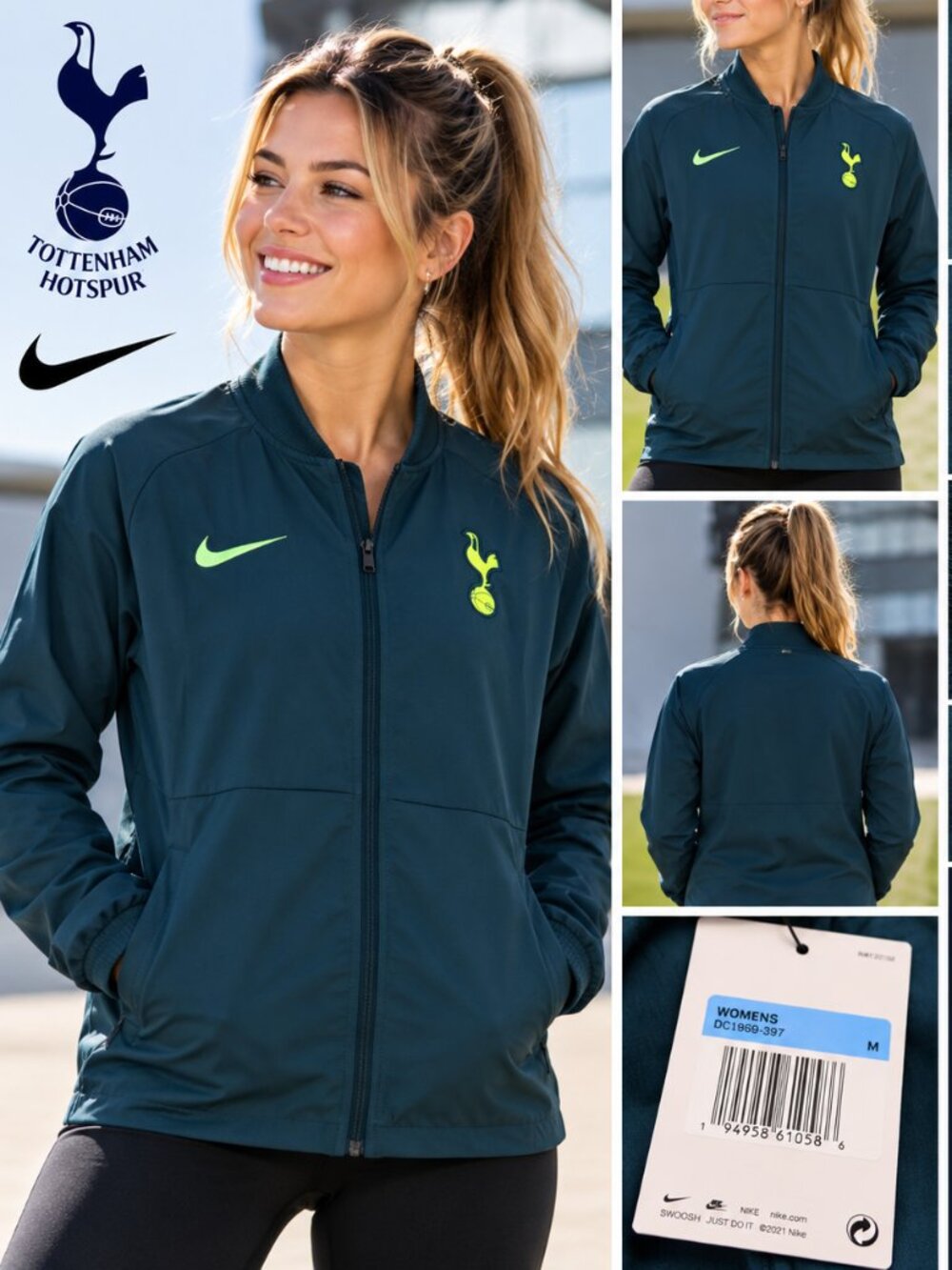 NWT Nike Tottenham Hotspur Dri-FIT Women’s Medium Jacket